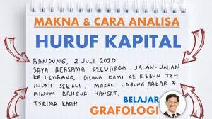 Check spelling or type a new query. Arti Huruf Kapital Dan Cara Analisanya Seri Graphology Youtube