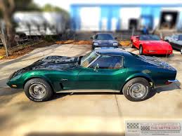 Image result for Blue Green 1973 Corvette