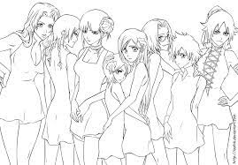 Anime Coloring Pages Bleach Coloring And Drawing
