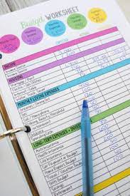 Family Budget Worksheet A Mom S Take Family Budget Worksheet Free Budget Printables Budget Template Free