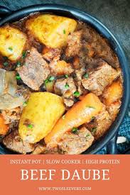 Beef Daube Instant Pot Beef Daube Pressure Cooker Beef Daube French Beef Stew Daube Recipes French Beef Stew Slow Cooker Beef French Style Beef Stew