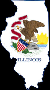 Perched on the rock is an eagle, which holds in its foot a shield resembling the american flag, with 13 red and white stripes at the bottom, topped. Illinois Public Records Laws And Social Media Archivesocial