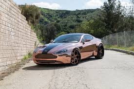 Built to be a luxury sedan, this maserati was given a beautiful make over by the good folks at vb autoworks.the car was given a new rose gold wrap, that contains some really cool detailed graphics. Rose Gold Vantage