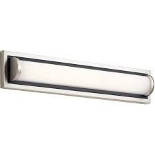 Elan Sandro Led Bathroom Vanity Light In Brushed Nickel