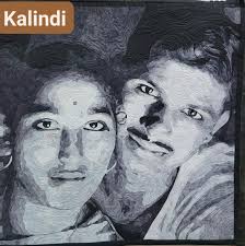 Raw edge appliqué done