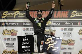 With tens of millions of nascar fans spanning the globe, monster knew that becoming the title sponsor of one of the largest sports in the world would generate incredible brand recognition. Kurt Busch Hits Jackpot With First Career Win At Hometown Las Vegas Motor Speedway
