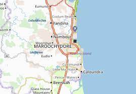 Australia Sunshine Coast Map Michelin Sunshine Coast Map - Viamichelin