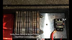 Safety products such as horns and fanfares demand top. Diy Hella Fuse Block And Relay Center Youtube