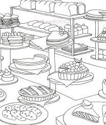 Download 393 baking coloring stock illustrations, vectors & clipart for free or amazingly low rates! Bakery Coloring Pages Coloring Home