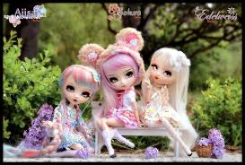 Ajisai Sakura Edelweiss Pullip Classical White Rabbit Pullip Nanachan Pullip Alice Du Jardin Sakura Love Flowers Dolls