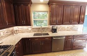 Jan mahaffey blatchley of it's faux real interiors used giallo ornamental granite for the countertops in this remodeled kitchen in austin. Waypoint Cherry Chocolate Cabinets And Giallo Ornamental Granite Countertops Traditional Kitchen Cleveland By Cabinet S Top Houzz