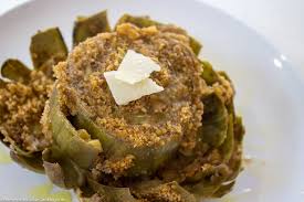 Sicilian Stuffed Artichokes With Parmesan And Garlic A La Florence Cipolla Homemade Italian Cooking Recipe Roasted Artichoke Recipe Recipes Homemade Italian