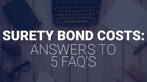 Where to get a surety bond near me. Surety Bond Costs Answers To 5 Faqs Youtube