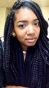Big box braids are a statement in and of themselves, so you don't need to do much to make them #20. 145 Inspirational And Glamorous Big Box Braids