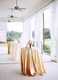 Colleton River Editorial By Spencer Special Events Southern Weddings Gold Cocktail Table Wedding Wedding Linens