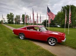 Image result for Bright Red 1967 Barracuda