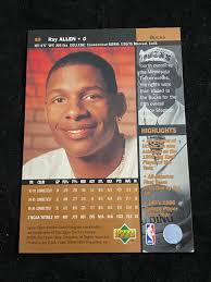 Maybe you would like to learn more about one of these? Sold Price Nm Mt 1996 97 Upper Deck Ray Allen Rookie 69 Basketball Card Invalid Date Edt