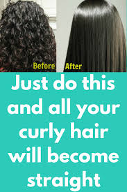 Just Do This And All Your Curly Hair Will Become Straight Today I Am Going To Share How Can Your M Straight Hair Tips Curly To Straight Hair Straight Hair Perm