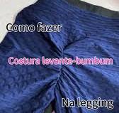 Como fazer costura levanta bumbum na sua legging