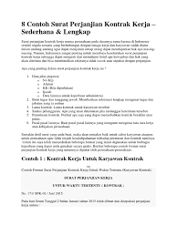 Anda punya rencana untuk merekrut karyawan kontrak? Contoh Surat Kontrak Kerja Karyawan Dengan Perusahaan Kumpulan Surat Penting
