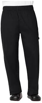 Dickies Chef Unisex Traditional Baggy 3 Pocket Pant In Black From Scrubs Today