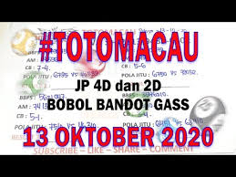 Prediksi Bocoran Rumus Totomacau 13 Oktober 2020 Jamin