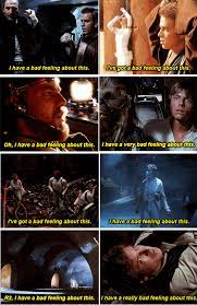 Exclusive coverage of rivals camp series. I Ve Got A Bad Feeling About This Star Wars Anakin Star Wars Humor Star Wars Memes