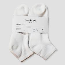 Men S Odor Resistant Quarter Socks 6pk Goodfellow Co White 6 12 In 2020 Athletic Ankle Socks Athletic Socks Goodfellow Co