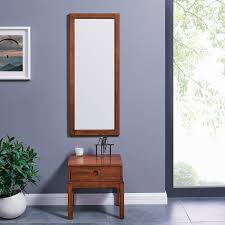 Having a proper entryway mirror is feng shui 101. Mittlam Entryway Mirror And Storage Accent Table Overstock 22701725