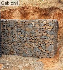 Gabion Retaining Wall Hides The Clay Bank From View Http Www Gabion1 Com Gabion Wall Gabion Retaining Wall Retaining Wall