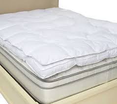 Northern Nights Down On Top Featherbed With 3 Gusset Qvc Com Northern Nights Mattress Night