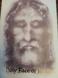 Holy Face of Jesus and Golden Arrow Prayer Holy Card With Gold Foil