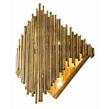 Arteriors Arbotante En D Tono Dorado Nueva Coleccion Arteriors Gold Wall Sconce Iron Wall Sconces Modern Wall Sconces