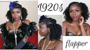 You can get inspiration in your favorite retro movies. 1920s Gatsby Flapper Girl Hair Tutorial On Natural Hair Youtube