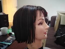 Chris jones, aka @chris_joneshair to his 93.7k instagram followers, utilizes wet cutting and dry cutting techniques to cut a straight line around a round shape while maintaining softness throughout. One Length Bob Haircut Tutorial By Bethany Didwell Mhd