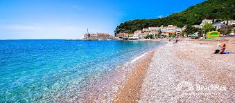 The montenegro beaches are some of the most beautiful in europe. Beach Petrovac Petrovac Na Moru Budva Montenegro Beachrex Com