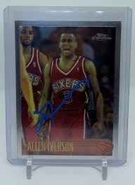 We did not find results for: Allen Iverson Autographed 1996 Topps Chrome Rookie Card Sports Cards Investing