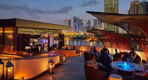 Qatar Opening Of The World S Largest Nobu Restaurant The Style Traveller Rooftop Rooftop Party Doha