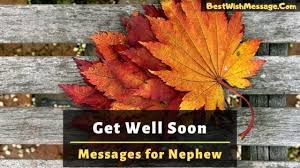 That seemed like asking for trouble. 37 Get Well Soon Messages For Nephew Best Recovery Wishes