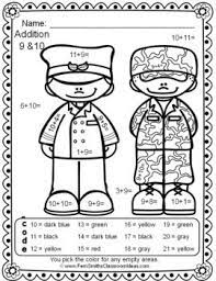 Color By Number Addition And Subtraction Careers Community Helpers Addition And Subtraction Math Coloring Worksheets Subtraction