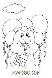 Then close the window and return to this screen. Teddy Bear With Birthday Gifts And Balloons Coloring Page Free Pdf