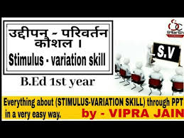 Stimulus Variations Through Ppt In Hindi And English Youtube