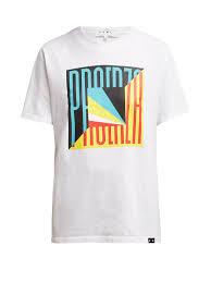 Achenrin madit ella emhoff effie steinberg lineisy montero liz kennedy. Logo Print Cotton T Shirt Proenza Schouler White Label Matchesfashion Fr