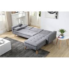Nora Canape D Angle Reversible Convertible Gris Clair Xxxxxxxxxxcm Canape Angle Meuble Palette Mobilier De Salon