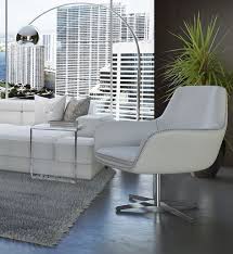 Urbanmod Mid Century Swivel Leather Lounge Chair White Lounge Chairs Luxury Home Furniture Ideas In 2019 Luxury Home Furniture Living Room Furniture Chair