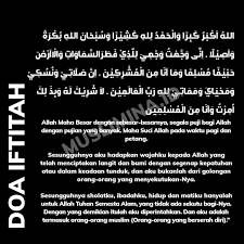 Bacaan Doa Iftitah Lengkap Arab Artinya Kekuatan Doa Membaca Doa