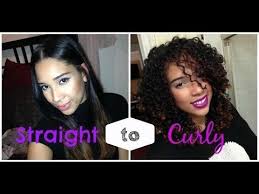 Straight To Curly Natural Hair Natural Hair Styles Curly Hair Women Curly Hair Styles Naturally