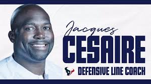 Former Owls All-American Jacques Cesaire Named Houston Texans Defensive  Line Coach