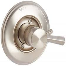 A lucky discovery, we found it just two weeks after we closed. Delta Faucet Linden 17 Series Dual Function Shower Handle Valve Trim Kit Stainless T17093 Ss Valve Not Included