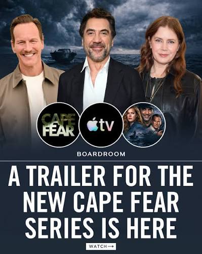 Apple TV+ released the first trailer for its 10-episode limited series 'Cape  Fear,' starring Javier Bardem as Max Cady, a newly reimagined version of  the iconic revenge-driven antagonist.⁠ ⁠ This adaptation shifts